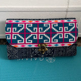 Hand Embroidery/Batik Wallet W/Strap